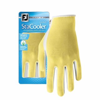 FootJoy StaCooler Assorted dámska golfová rukavica, žltá