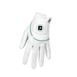 FootJoy WeatherSof dámska golfová rukavica, biela/sea glass