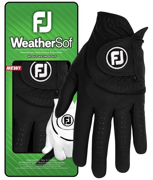 Footjoy FootJoy WeatherSof pánska golfová rukavica, čierna