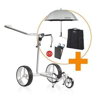 JuStar Carbon Light SET elektrický vozík, titanium