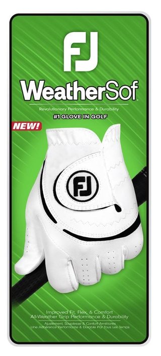 Footjoy FootJoy WeatherSof 24 pánska golfová rukavica, biela