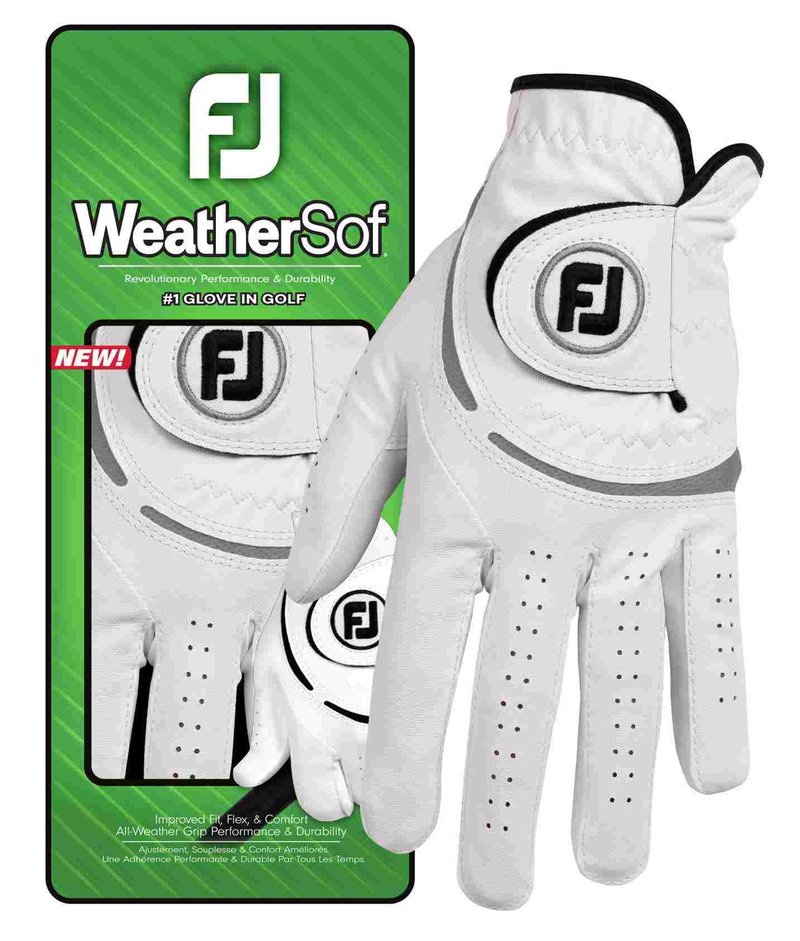 Footjoy FootJoy WeatherSof 24 pánska golfová rukavica, biela