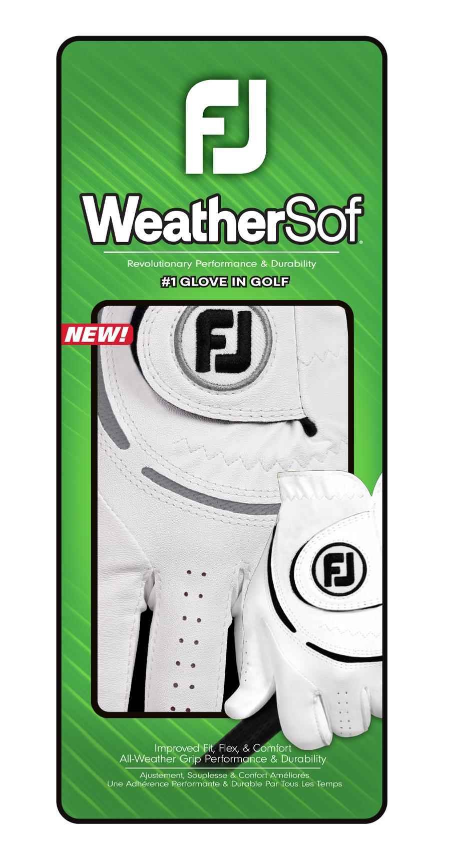 Footjoy FootJoy WeatherSof 24 pánska golfová rukavica, biela