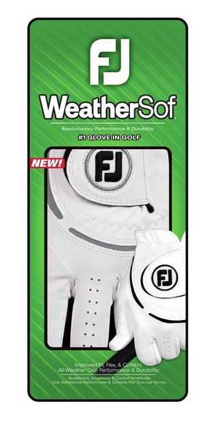 Footjoy FootJoy WeatherSof 24 pánska golfová rukavica, biela