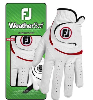 Footjoy FootJoy WeatherSof 24 pánska golfová rukavica, biela