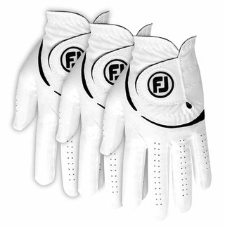 Footjoy FootJoy WeatherSof 24 pánske golfové rukavice, biele (3 PACK)