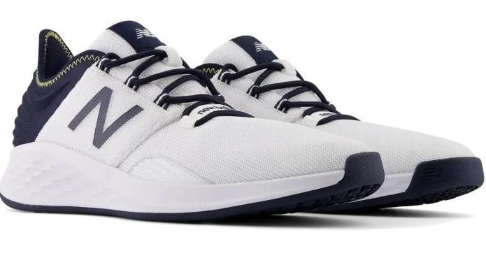 New Balance Fresh Foam ROAV dámske golfové topánky, biela/námornícka modrá