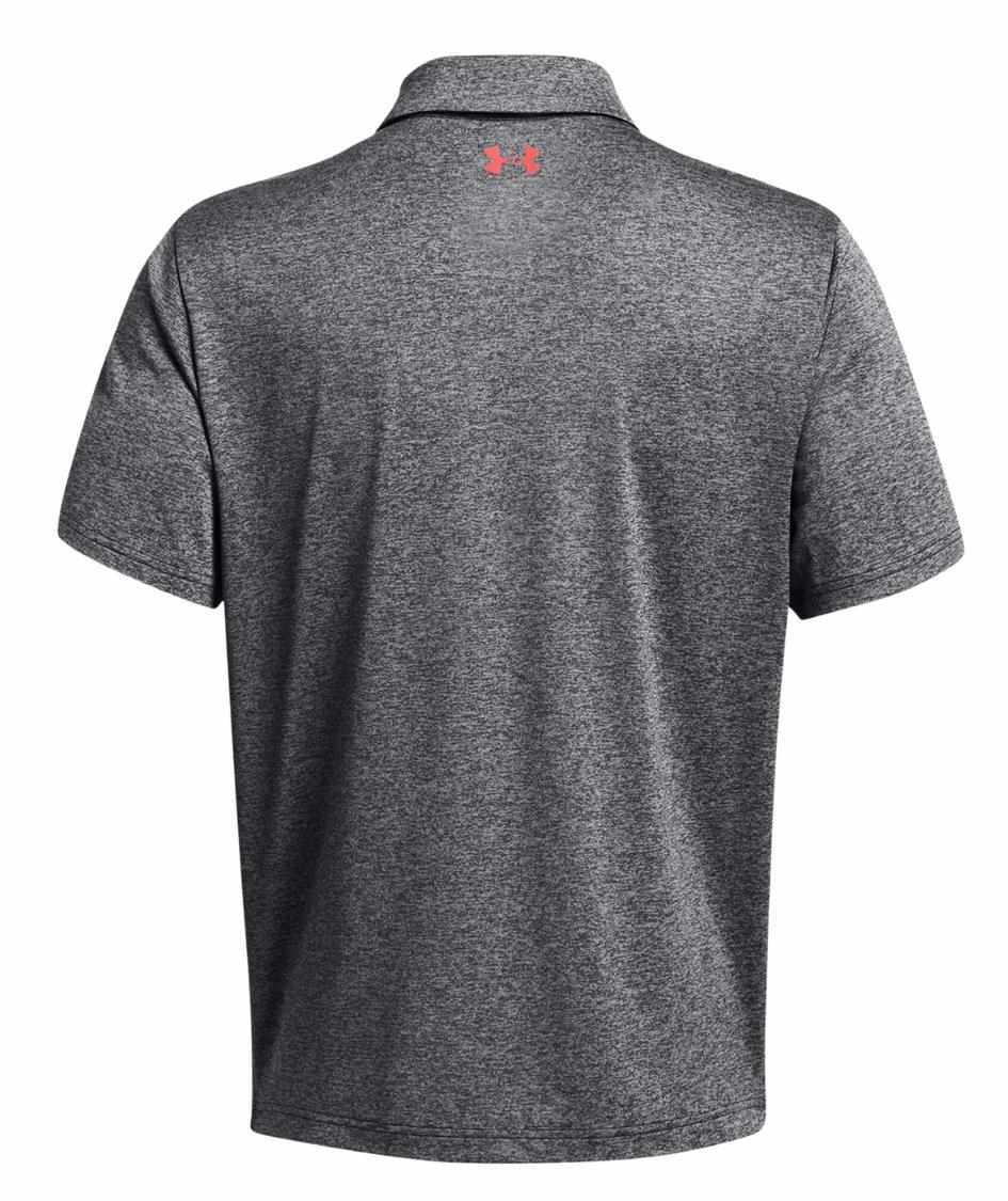 Under Armour Playoff 3.0 Stripe pánske polo, black/red solstice