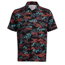 Under Armour Playoff 3.0 Printed pánske polo, black/hydro teal