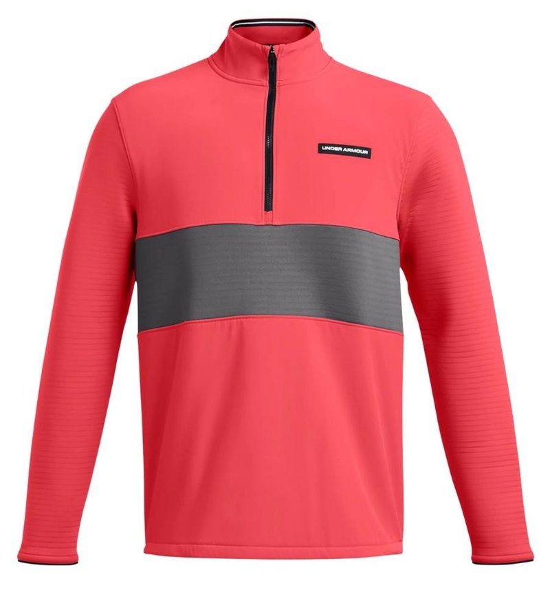 Under Armour Storm Daytona HZ pánska mikina, red solstice/castelrock