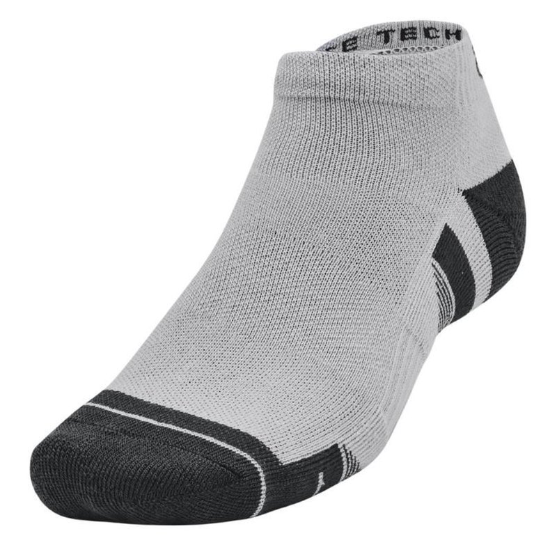 Under Armour Performance Tech unisex ponožky (3 páry), mod gray/white