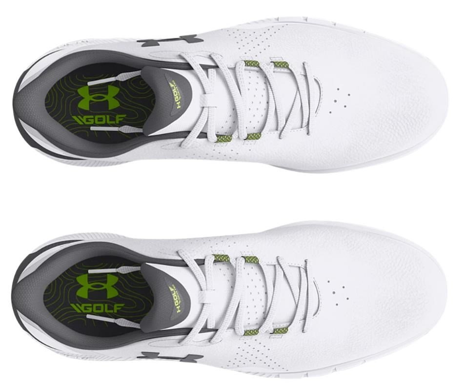 Under Armour Drive Fade SL pánske golfové topánky, biela/titan šedá