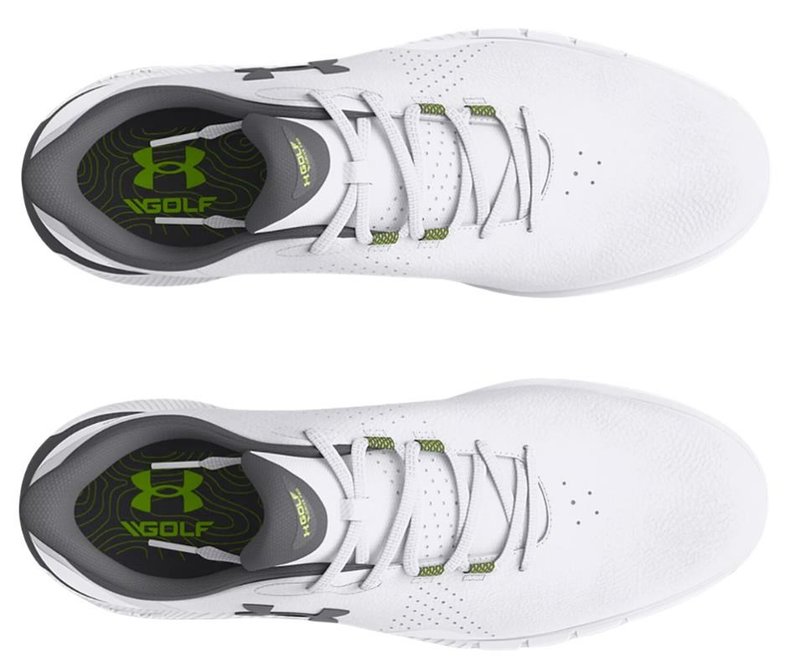 Under Armour Drive Fade SL pánske golfové topánky, biela/titan šedá