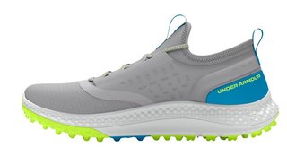 Under Armour GS Charged Phantom SL juniorské golfové topánky, mod gray/capri