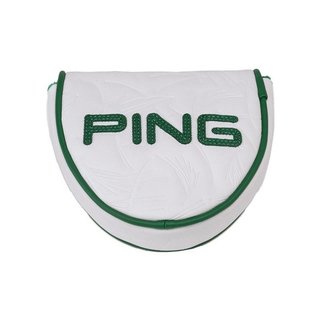 PING Golf Ping Looper Mallet Putter Headcover, biela/zelená