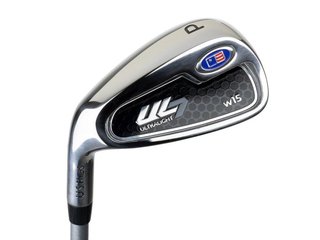 U.S. Kids Golf UL7-54 (137cm) W15 5-Club junior golfový set + stand bag, čierny/fialový