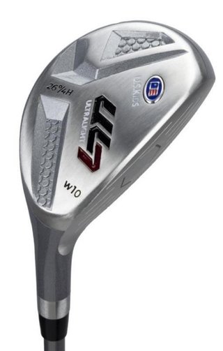 U.S. Kids Golf UL7-60 (152cm) W10 5-Club juniorský golfový set + stand bag, čierny/gaštanový