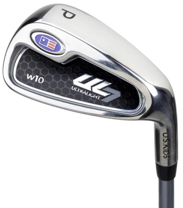 U.S. Kids Golf UL7-63 (160cm) W10 5-Club juniorský golfový set, grafit, + stand bag, čierna/zlatá