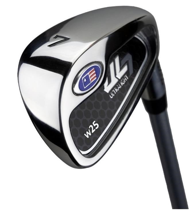U.S. Kids Golf UL7-42 (107cm) W25 4-Club junior golfový set + stand bag, biela/ružová