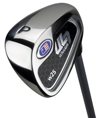 U.S. Kids Golf UL7-42 (107cm) W25 4-Club junior golfový set + stand bag, biela/ružová