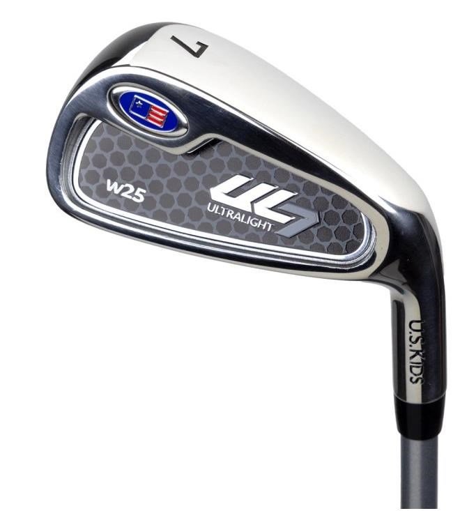 U.S. Kids Golf UL7-45 (114cm) W25 juniorské železá, grafit