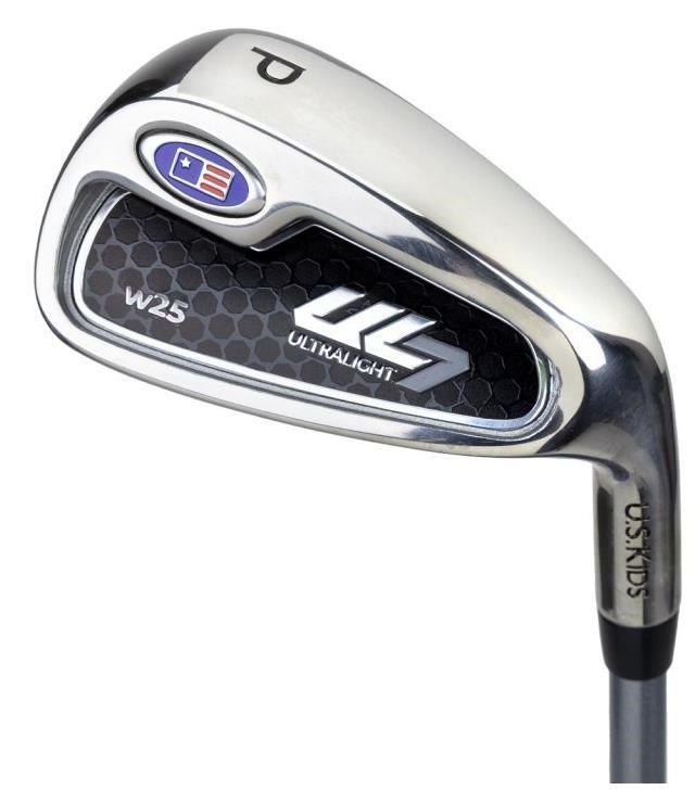 U.S. Kids Golf UL7-45 (114cm) W25 4-Club juniorský golfový set + stand bag, ružová/biela