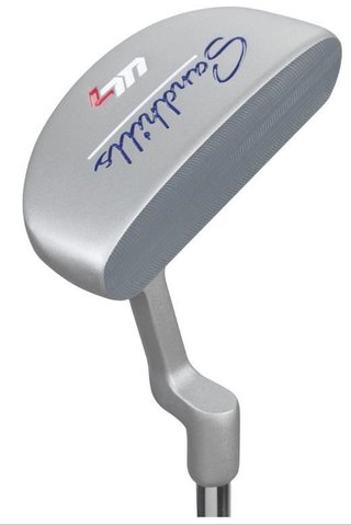 U.S. Kids Golf UL7-45 (114cm) W25 4-Club juniorský golfový set + stand bag, ružová/biela
