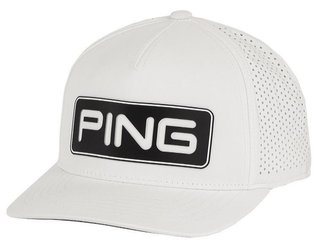 PING Tour Vented Delta pánska kšiltovka, biela