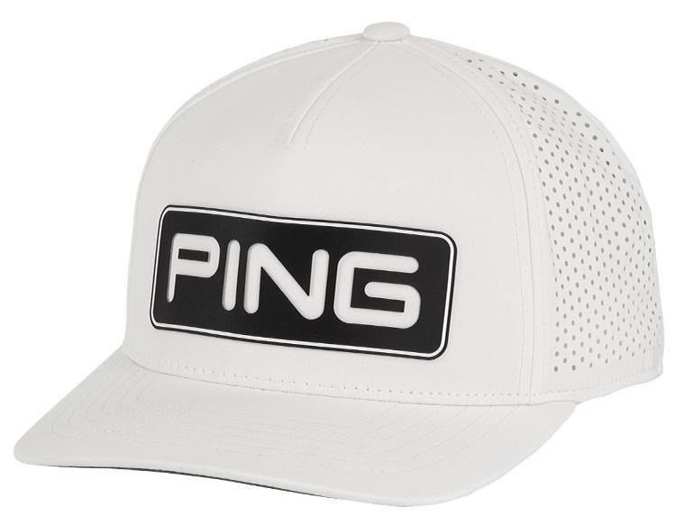 PING Tour Vented Delta pánska kšiltovka, biela