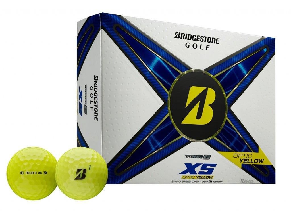 Bridgestone Tour B XS golfové loptičky, žlté