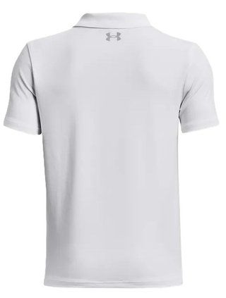 Under Armour Performance junior detské polo, bielo/pitch gray/pitch gray