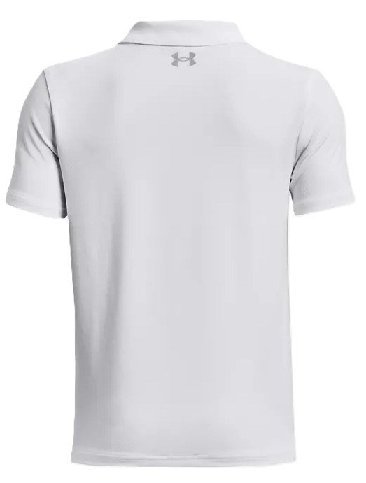 Under Armour Performance junior detské polo, bielo/pitch gray/pitch gray