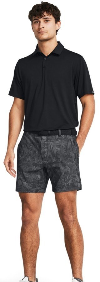 Under Armour Iso-Chill Printed 7 pánske kraťasy, black/halo gray