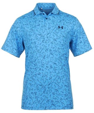 Under Armour Iso-Chill Verge pánske polo, viral blue/midnight navy/photon blue