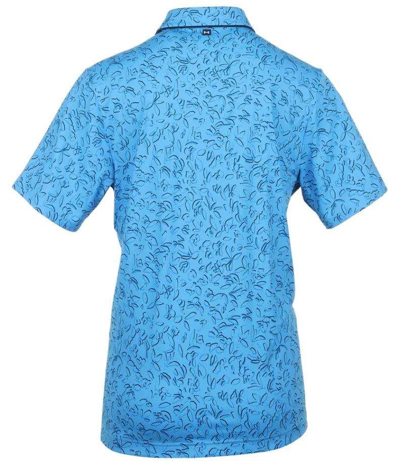 Under Armour Iso-Chill Verge pánske polo, viral blue/midnight navy/photon blue