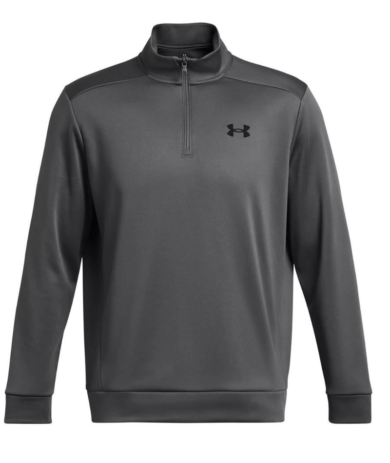 Under Armour Fleece 1/4 Zip pánska mikina, castlerock/black