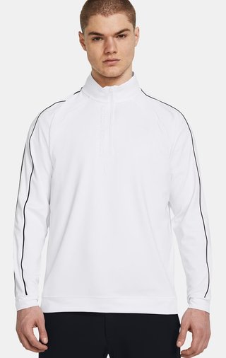 Under Armour Storm Midlayer 1/2 Zip pánska mikina, biela/midnight navy