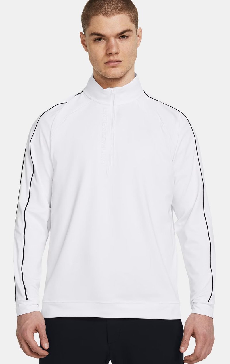 Under Armour Storm Midlayer 1/2 Zip pánska mikina, biela/midnight navy