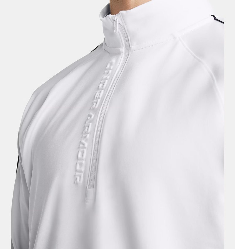 Under Armour Storm Midlayer 1/2 Zip pánska mikina, biela/midnight navy