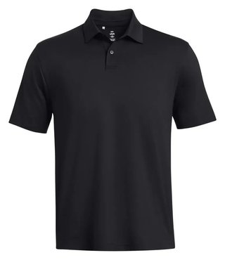 Under Armour T2G pánske polo, čierne/pitch gray