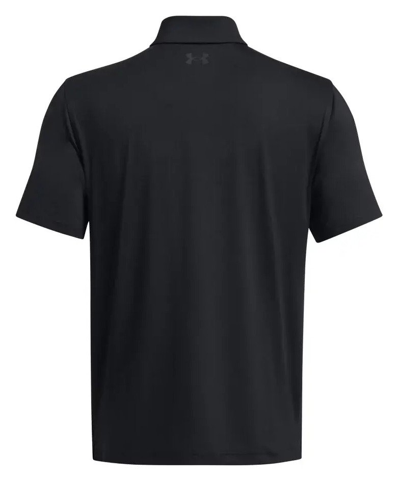 Under Armour T2G pánske polo, čierne/pitch gray