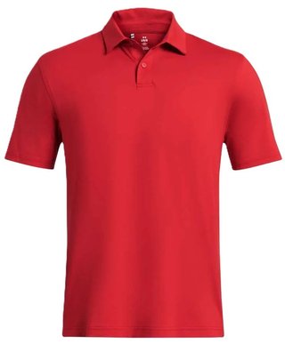 Under Armour T2G LB pánske polo, červeno/čierne