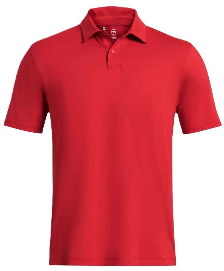 Under Armour T2G LB pánske polo, červeno/čierne