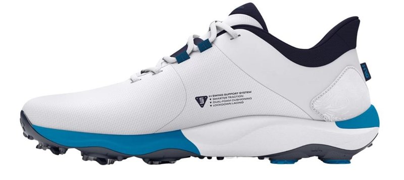 Under Armour Drive Pro pánske golfové topánky, biele