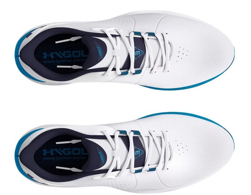 Under Armour Drive Pro pánske golfové topánky, biele