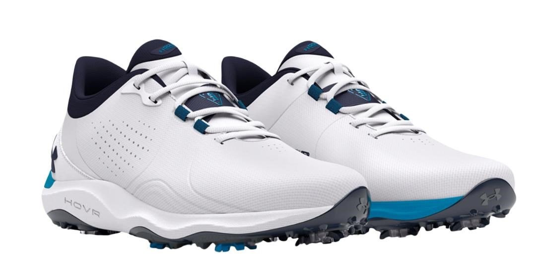 Under Armour Drive Pro pánske golfové topánky, biele