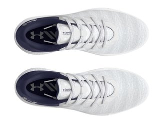 Under Armour Charged Breathe 2 Knit SL dámske golfové topánky, halo grey/midnight navy/metallic silver