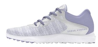 Under Armour Charged Breathe 2 Knit SL dámske golfové topánky, biele