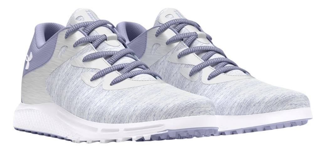 Under Armour Charged Breathe 2 Knit SL dámske golfové topánky, biele