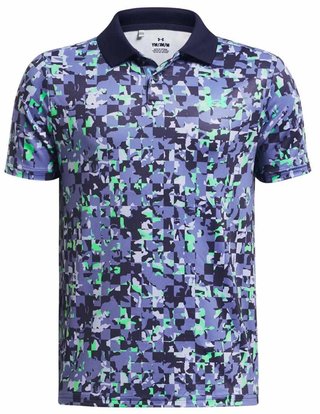 Under Armour Matchplay Printed detské polo, starlight/vapor green